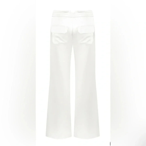 michelle farmer Drawstring Pant Silk Charmeuse Side Stripe - Picture 2 of 6